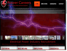 Tablet Screenshot of powercareers.net